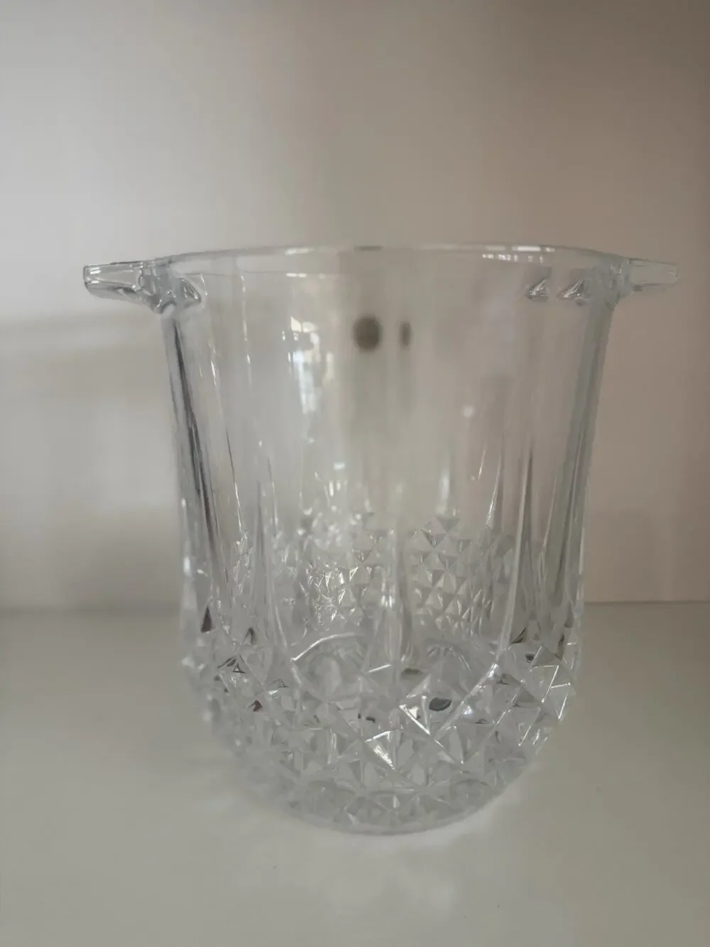 Vintage Cristal D'Arques Longchamp France Lead Crystal Champagne Ice Bucket